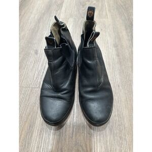 Ariat Heritage Womens Sz 7. 5 Black Leather Pull Up Ankle‎ Boots